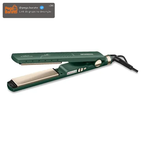 Prancha Alisadora By Juliette Mondial Verde Oliva Bivolt P-JU-02