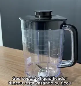 Copo Jarra compativel Liquidificador Oster Power 1400 Full Oliq610 preto - Imagem 7