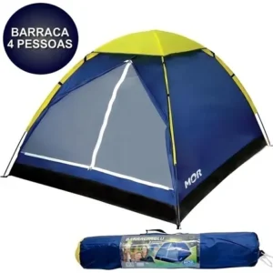 Barraca De Acampamento Até 4 Pessoas modelo Iglu Azul Mor - 4 Lugares - Imagem 6