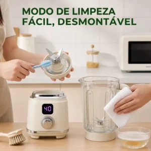 Espremedor Elétrico Portátil Para 600ml Recarregável Usb - Imagem 9