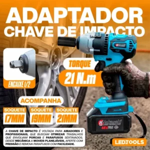 Kit Multi Ferramentas 5 Em 1 A Bateria 48v Profissional - Imagem 7