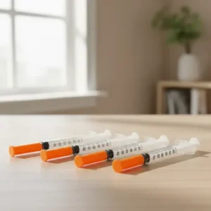 Seringa Insulina 50ui Agulha 6mmx25mm Fixa 0,5ml 10 Unidades - Imagem 3