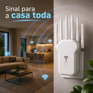 Repetidor Wifi 2.4ghz 6 Antenas Alta Estabilidade E Alcance - Imagem 5