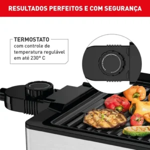 Churrasqueira elétrica Arno GPRA preta - Imagem 5