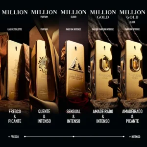 Perfume Rabanne 1 Million Eau de Toilette 200 ml masculino - Imagem 6