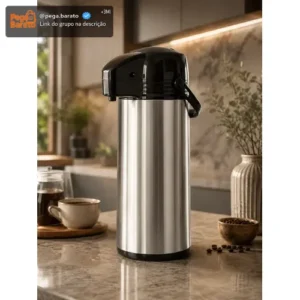 Garrafa Termica De Inox 1,9 Litros Café Ou Chimarrão Domero - Imagem 1