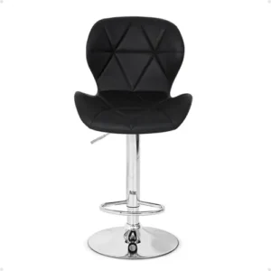 Banqueta Spin Estofada Giratória Com Regulagem De Altura Cor Preto - Imagem 9