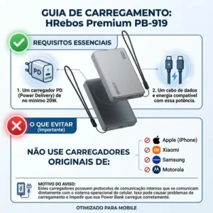 Power Bank Magnético 10000mah Para Magsafe Iphone 15 16 17 - Imagem 3