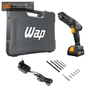 Parafusadeira e Furadeira de Impacto Wap Wf 12k4.2 com Indicador de Nível de Bateria e Maleta - Imagem 1