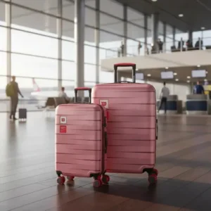 Kit 2 Malas Viagem Wilson Segredo Embutido Pm Anac 23kg Rose - Imagem 2