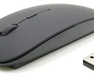Mouse Sem Fio Dual Bluetooth 2.4GHz USB Recarregável Silencioso Para Notebook PC - Imagem 7