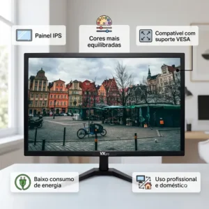 Monitor 19 Pol Led Hd Vxpro Vx190x 60hz 5ms Ips Hdmi Vesa - Imagem 5