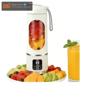 Mini Liquidificador Mixer Portátil Recarregável 450ml Shake - Imagem 1