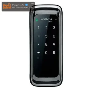 Fechadura Digital Porta De Madeira Intelbras Fr101 Preto - Imagem 1