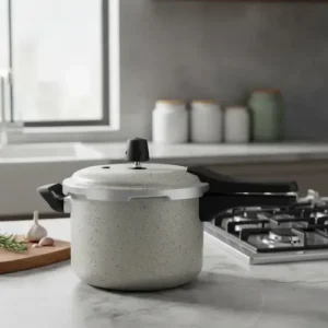 Panela De Pressão Antiaderente Fecho Externo Vanila 5 Litros - Imagem 4