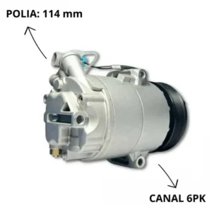 Compressor Ar Gm Astra Zafira 1.8 2.0 2000 A 2011 - Cs20032 - Imagem 11
