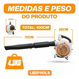 Soprador A Gasolina De Folhas Profissional 2t 25cc 7500rpm - Imagem 11