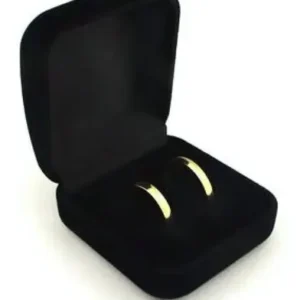 Par De Alianças 100% Moeda Antiga Ouro 18k Casamento 2mm - Imagem 8