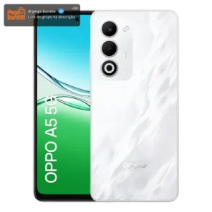 Smartphone OPPO A5 256GB 8GB RAM 5G IP65 Branco - Imagem 1