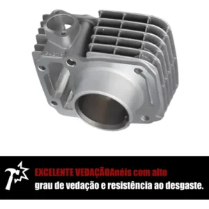 Kit Cilindro Motor Fan 125 Cg 125 Titan 125 2009 - 2018 Novo - Imagem 7