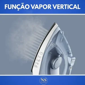 Ferro De Passar Roupas A Vapor E Seco Electrolux Esi10 1200w Efficient Base Antiaderente Com Auto Limpeza Spray Vapor Vertical Cabo Giratório Azul-claro 127v - Imagem 3