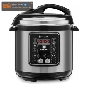 Panela De Pressão Elétrica Digital 6l, Fmaxx, Inox 1000w - Imagem 1
