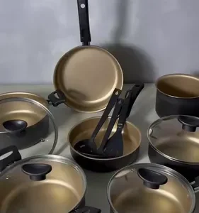 Conjunto Panelas Antiaderente 10 Peças Teflon Várias Cores - Imagem 21