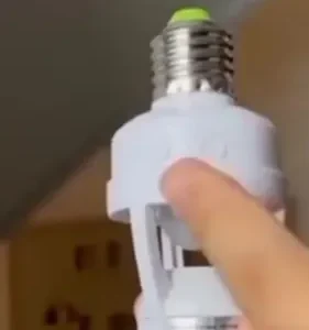 Sensor De Presença E Movimento Iluminação Lâmpada Soquete E27 Fotocélula Infravermelho Bivolt Acende E Desliga Automático Thop Tech Importados - Imagem 10