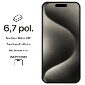 Apple Iphone 15 Pro Max 512gb Original 5g Garantia + Brindes (Novo com caixa aberta) - Imagem 6