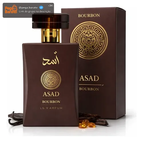Perfume Árabe Asad Bourbon Original Masculino 100ml Isabelle