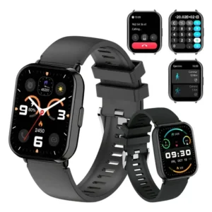 Smartwatch JSKJ Z169 Esportivo Preto com Tela de 1.83" para Android e iOS - Imagem 1