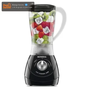 Liquidificador Mondial 1,5l Easy Power 550w L-550-b Cor Preto - Imagem 1