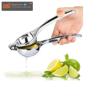 Espremedor De Limão Inox Manual Maciço Super Forte - Imagem 1