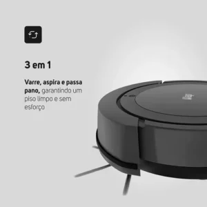 WAP Robô W200 Aspirador Robô 3 em 1 Varre Aspira Passa Pano Bivolt - Imagem 4