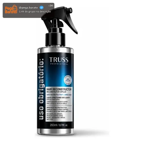 Truss Uso Obrigatório Potente Reconstrutor Capilar - 260ml