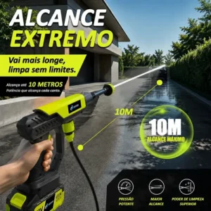 Lavadora de Alta Pressão Portátil Adeske 6 em 1 Com 2 Baterias e Bico Multiuso - Imagem 5