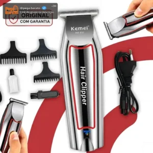 Maquina Acabamento Cortar Cabelo Barba E Pelos Kemei 032 - Imagem 1