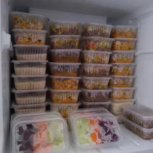 144un Pote Descartável 500ml Freezer Microondas Marmita Cristal - Imagem 6
