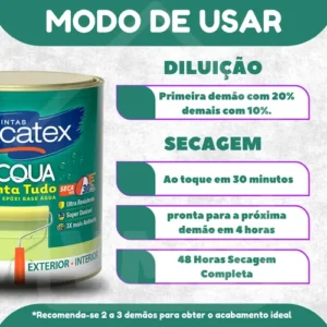 Epóxi Tinta Base Água Azulejo Banheiro Madeira Cozinha 900ml - Imagem 8
