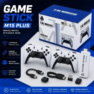 Conversor Video Game 4k Hdmi Adaptador Game Stick 2 Controle - Imagem 6