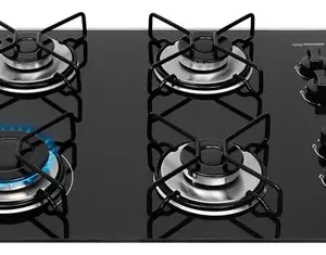 Cooktop a Gás Fischer 4 Bocas Fit Line Trempe Esmaltada Aramado - Imagem 3