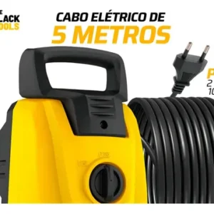 Lavadora De Alta Pressão Portátil Turbo 1400w 1500psi Cor Amarelo The Black Tools - Imagem 3