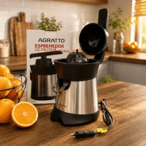 Espremedor De Frutas Limão Laranja 120w Inox Extrator Preto - Imagem 6