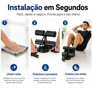 Aparelho Abdominal Treino Profissional Suporte Exercícios - Imagem 4
