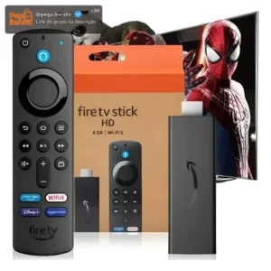 Fire Stick Tv Lite Amazon Wi-fi Controle Remoto Alexa Voz Hd - Imagem 1