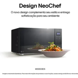 Micro-ondas NeoChef LG 30L Preto Limpa Fácil - 127V - Imagem 6