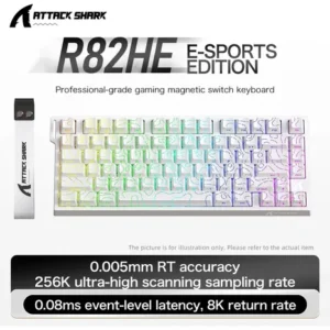 Teclado Mecânico Attack Shark R82he 8000hz Gamer - Imagem 5