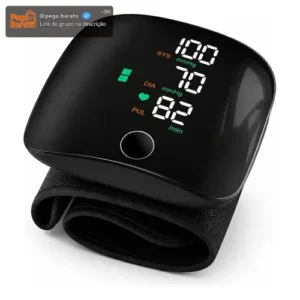 Aparelho De Pressão Digital Pulso Portátil Recarregável Usb - Imagem 1