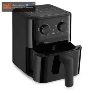 Fritadeira Elétrica Air Fryer Quad Fry 4,2 L,1400w Preto Elgin - Imagem 1