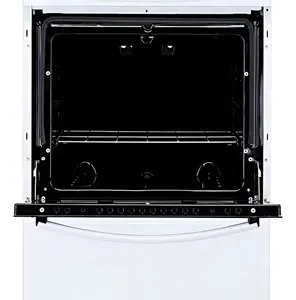 Fogão de chão Atlas Coliseum Plus A Gás 4 queimadores Branco com Mesa de Inox Porta com visor e Forno de 50 Litros - Imagem 8